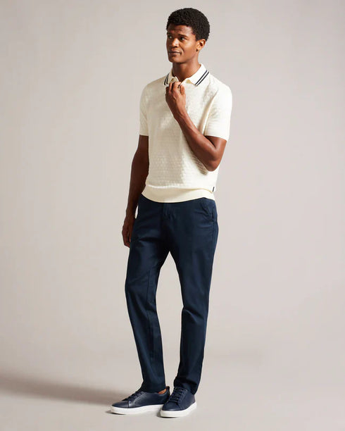 MAHANA-Knitwear-SS Regular T Stitched Polo- Ted Baker Romania